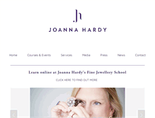 Tablet Screenshot of joannahardy.com
